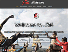Tablet Screenshot of j316ministries.com